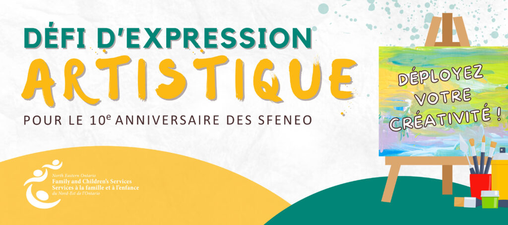 Affiche du défi d'expression artistique