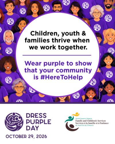 Dress Purple Day Flyer
