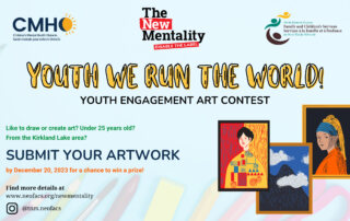 Youth We Run the World! Youth Engagement Art Contest Banner. Submit your artwork by Decembe 20, 2023 for a chance to win a prize!