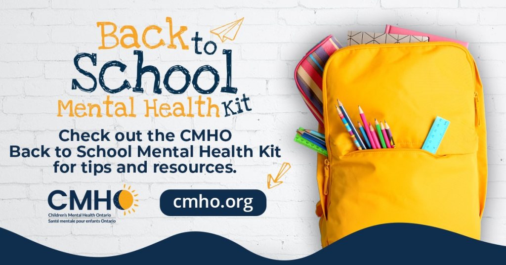 back to school mental health kit graphic